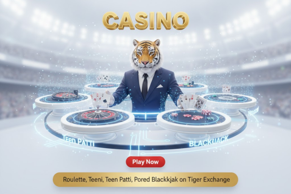 TigerExch live casino games roulette poker blackjack online gaming